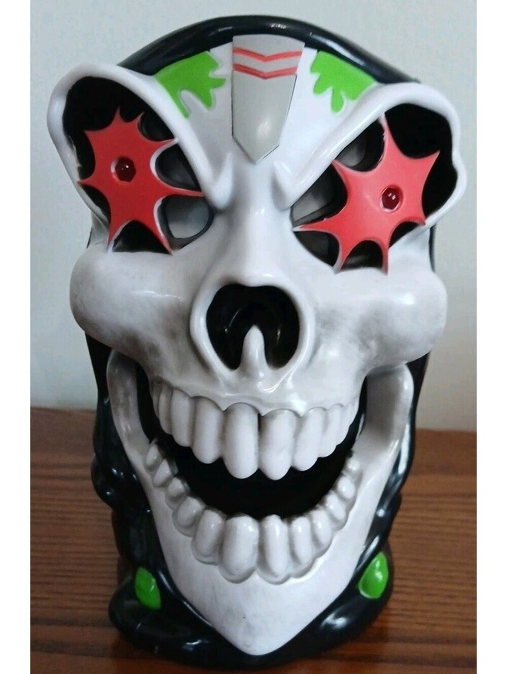 Monster Jam Grave Digger 6" Purple Light Up Plastic Grim Reaper Cup Mug